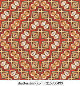Seamless colorful navajo pattern 