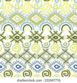 Seamless colorful navajo pattern