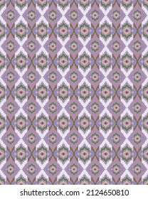 Seamless colorful oriental geometric vector pattern