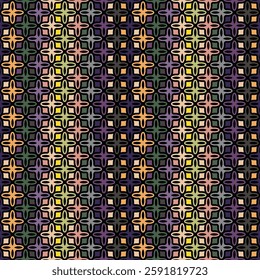 Seamless colorful ornament. Abstract pattern for clothing, textile embroidery and knitting. A background for textures, prints, wallpapers and an idea for creative design