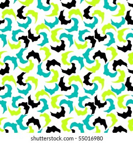 Seamless colorful ornament vector pattern