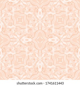Seamless colorful ornamental pattern. Light soft texture. Abstract background design for wallpaper, web, textile, wrapping paper, scrapbook.