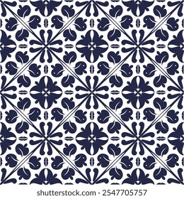 Seamless colorful patchwork tile with Islam, Arabic, Indian, ottoman motifs. Majolica pottery tile. Portuguese and Spain azulejo. Ceramic tile in talavera