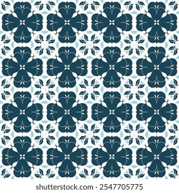 Seamless colorful patchwork tile with Islam, Arabic, Indian, ottoman motifs. Majolica pottery tile. Portuguese and Spain azulejo. Ceramic tile in talavera