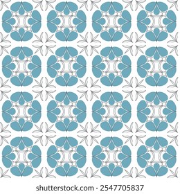 Seamless colorful patchwork tile with Islam, Arabic, Indian, ottoman motifs. Majolica pottery tile. Portuguese and Spain azulejo. Ceramic tile in talavera