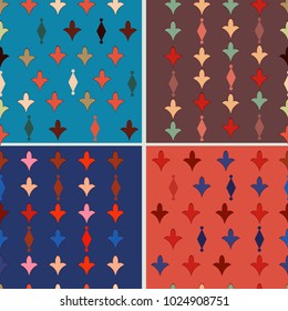 Seamless colorful pattern, abstract background