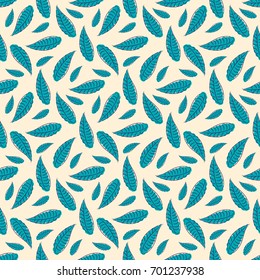 Seamless colorful pattern. Abstract floral wallpaper. Vector background. Patterned paper for scrapbook albums