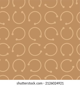 Seamless colorful  pattern with abstract geometric circles. Vector pattern