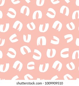 The seamless colorful pattern with abstract shapes. The creative monochrome hand drawn background for your design. Textile, blog decoration, banner, poster, wrapping paper.
