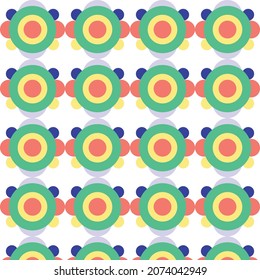 Seamless colorful pattern for background