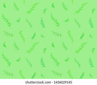 Seamless colorful pattern with branches. Abstract background. Print for polygraphy, posters, shirts and textiles. Doodle for design