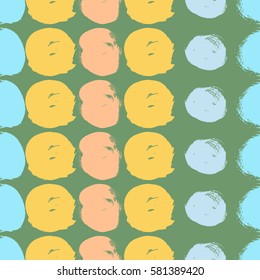 Seamless colorful pattern with circles
