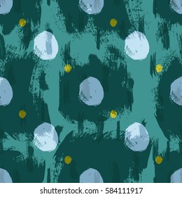 Seamless colorful pattern with circles