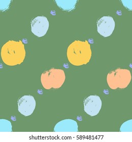 Seamless colorful pattern with circles