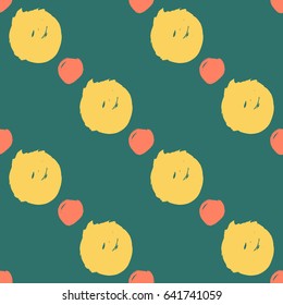 Seamless colorful pattern with circles