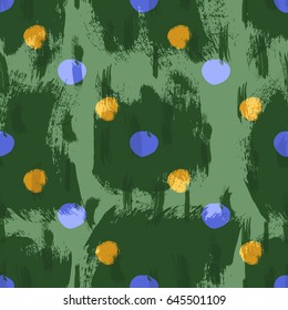 Seamless colorful pattern with circles