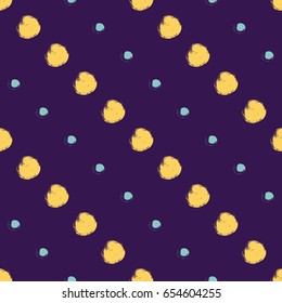 Seamless colorful pattern with circles