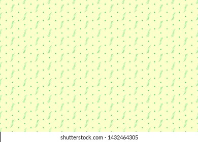 Seamless colorful pattern with dots and branches. Abstract background. Print for polygraphy, posters, shirts and textiles. Doodle for design