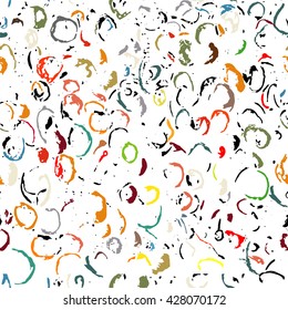 Seamless colorful pattern. Hand painted background