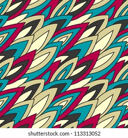 seamless colorful pattern. infinite vector background