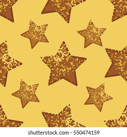 seamless colorful pattern with stars