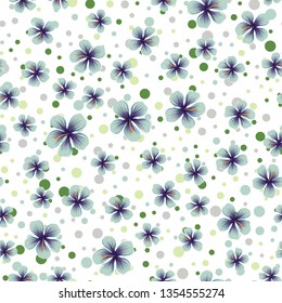 a seamless colorful pattern with tropical plants