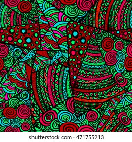 Seamless colorful pattern. Vector