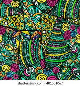 Seamless colorful pattern. Vector
