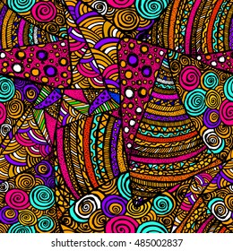 Seamless colorful pattern. Vector