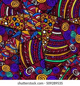 Seamless colorful pattern. Vector
