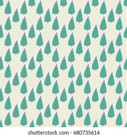 Seamless colorful pattern. Vector background with leaves