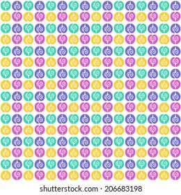 Seamless colorful pattern. vector illustration.