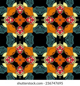 Seamless colorful pattern. Vector illustration.