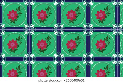 Nahtlose bunte Muster im Azulejo-Stil.  Geometrisches lineares Blumenfliesenmuster. Luxuriöser orientalischer Art-Deco-Textur-Hintergrund. Goldene Linien auf weißem Hintergrund Hochzeitsdesign.