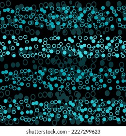 Seamless Colorful Polka dots background Pattern Floral motif. Vector illustration.