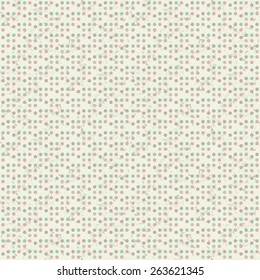 seamless colorful polka dots pattern