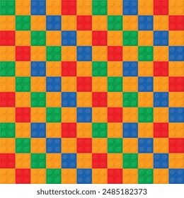 seamless colorful puzzle pattern suitable for use as wallpaper, background, wrapping paper etc