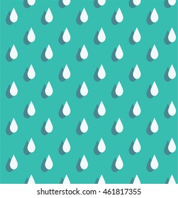 seamless colorful rain drops pattern background