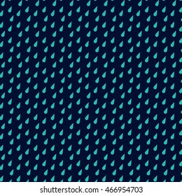 seamless colorful rain drops pattern background