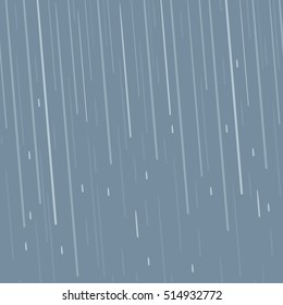 Seamless colorful rain drops pattern background vector