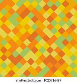 Seamless colorful repetitive pattern with pixel squares. Vector illustration for your graphic design.