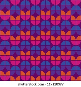 Seamless Colorful Retro Pattern