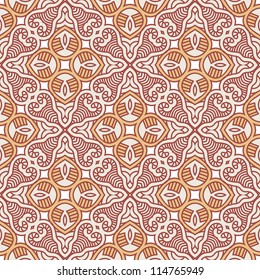 Seamless colorful retro pattern background, vector illustration