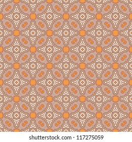 Seamless colorful retro pattern background, vector illustration