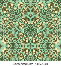 Seamless colorful retro pattern background, vector illustration