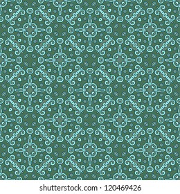 Seamless colorful retro pattern background, vector illustration