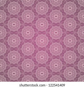 Seamless colorful retro pattern background