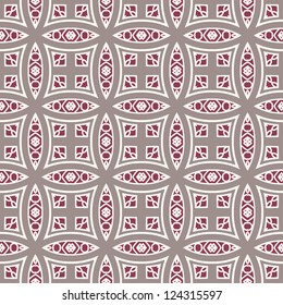 Seamless colorful retro pattern background