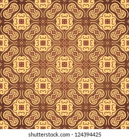 Seamless colorful retro pattern background