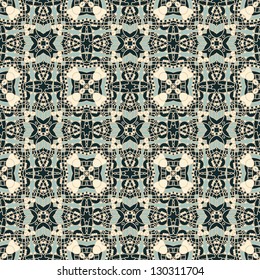 Seamless colorful retro pattern background